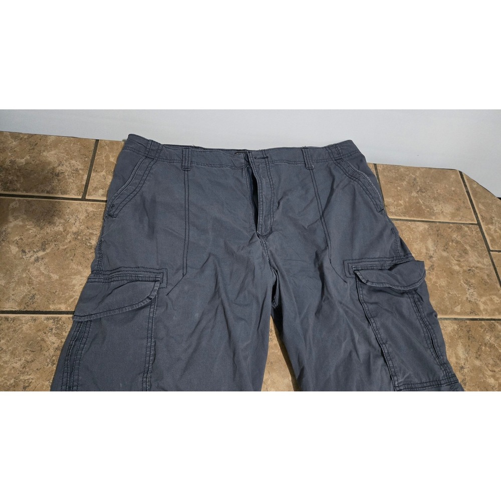 Lee Mens Cotton Cargo Style Blue Shorts Size 40